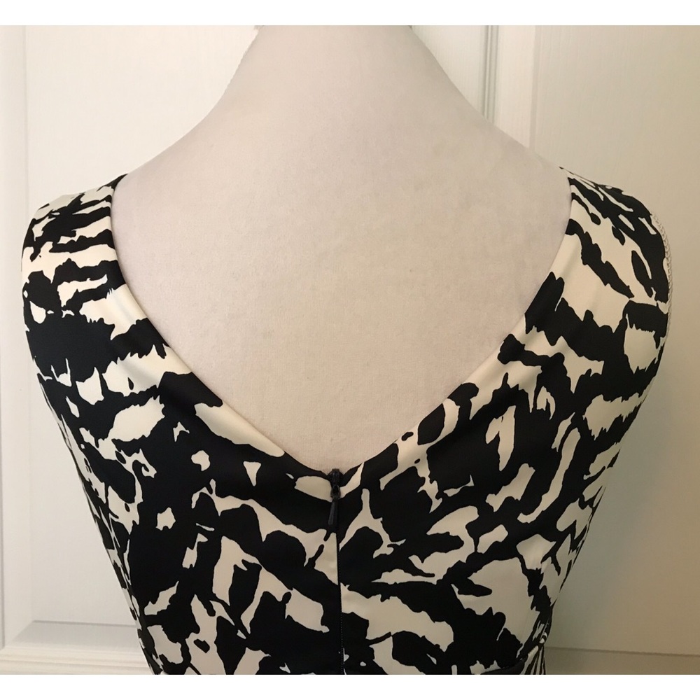 😍Beautiful Donna Ricco Black/Ivory Dress - Picture 6 of 6